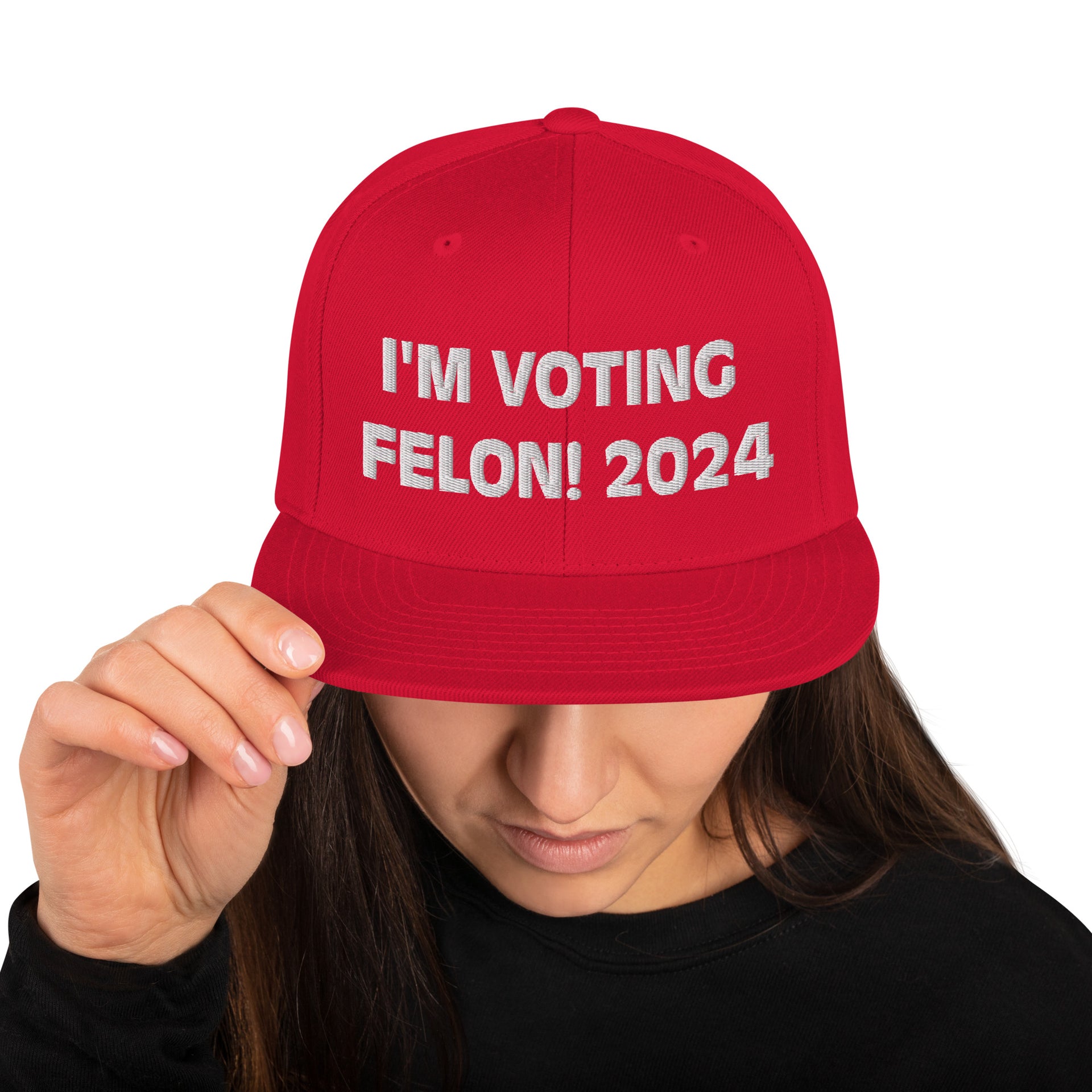 I'M VOTING FELON 2024 Snapback Hat